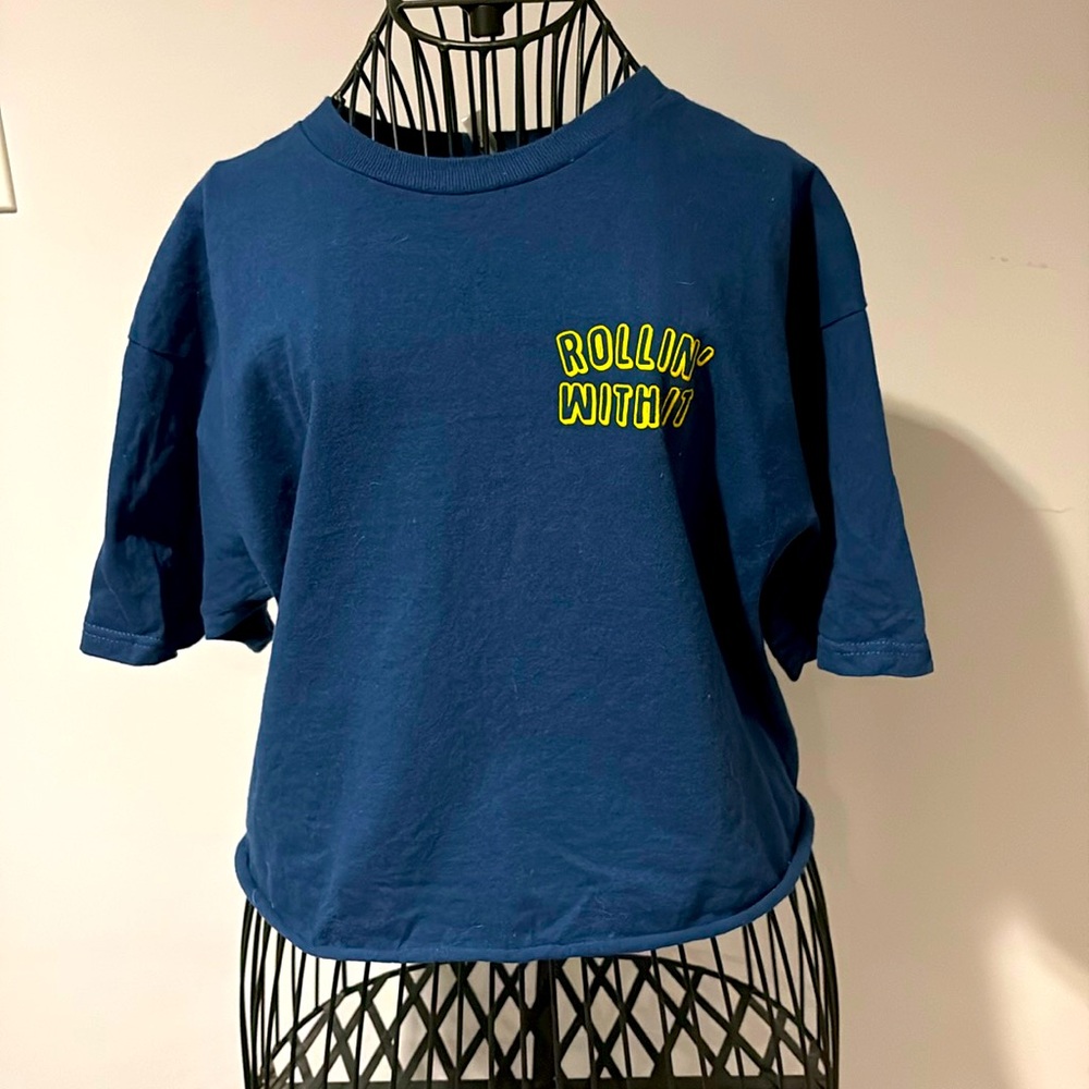 Rollin with it crop tshirt